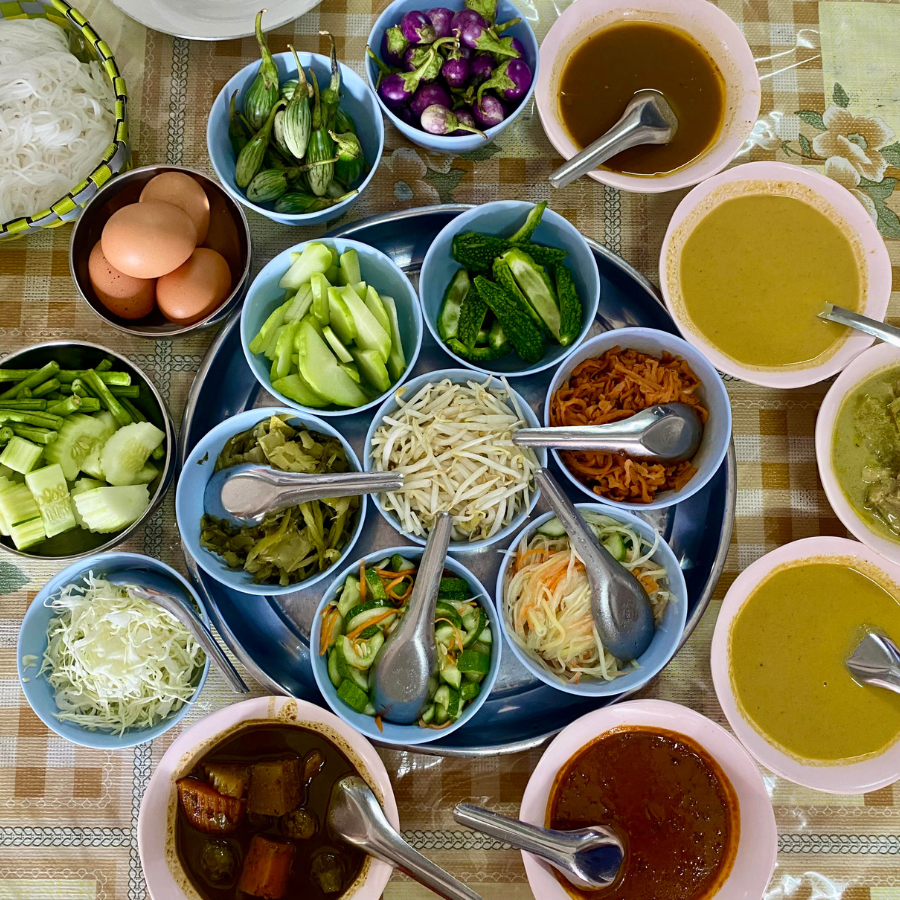 Traditional southern Thai food in Krabi