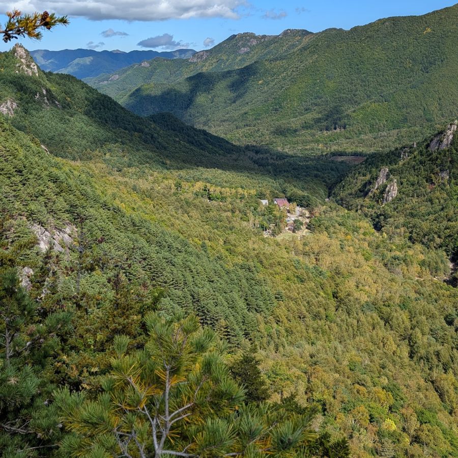 Clear sky autumn Ogawayama