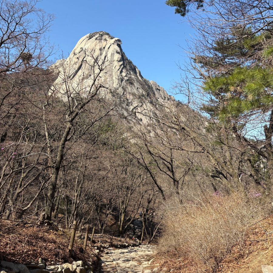 Insubong granite peak in Korea