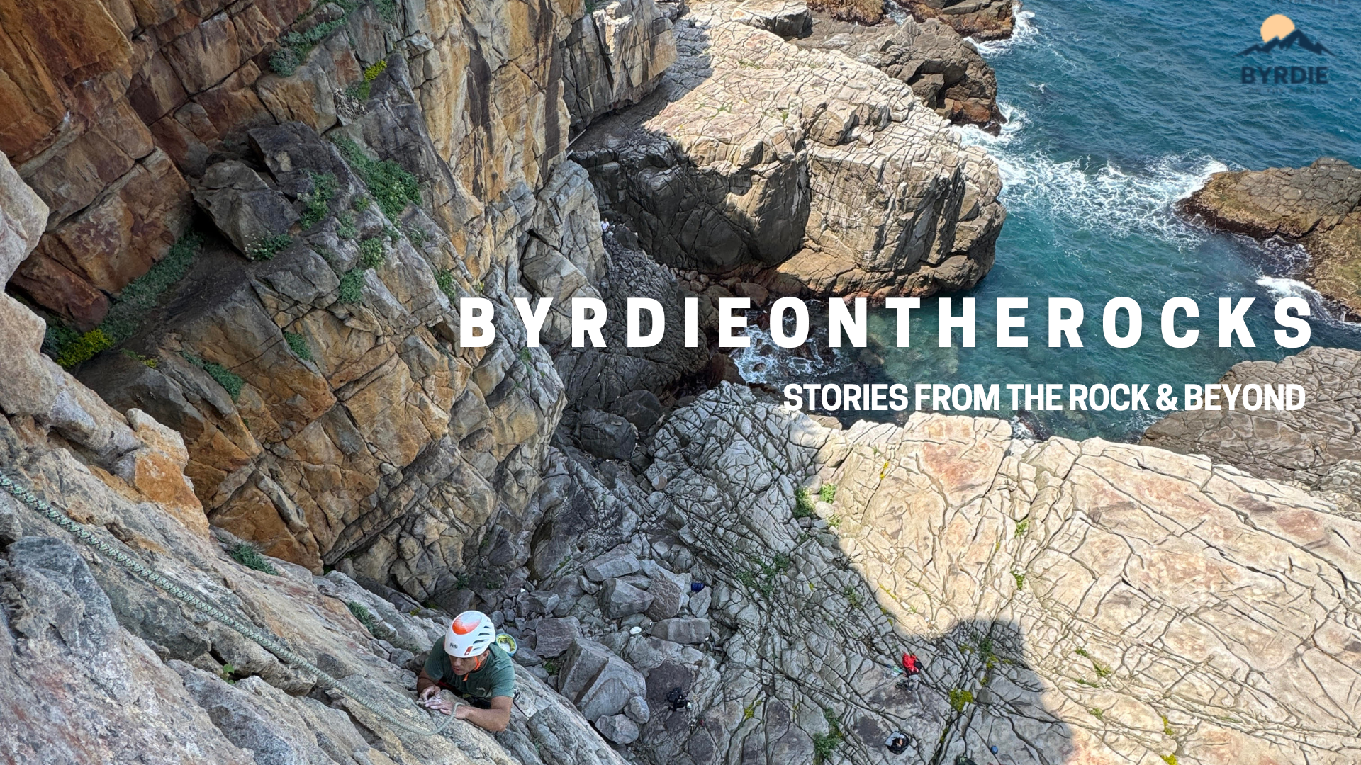 Pic of Byrdie on the rock