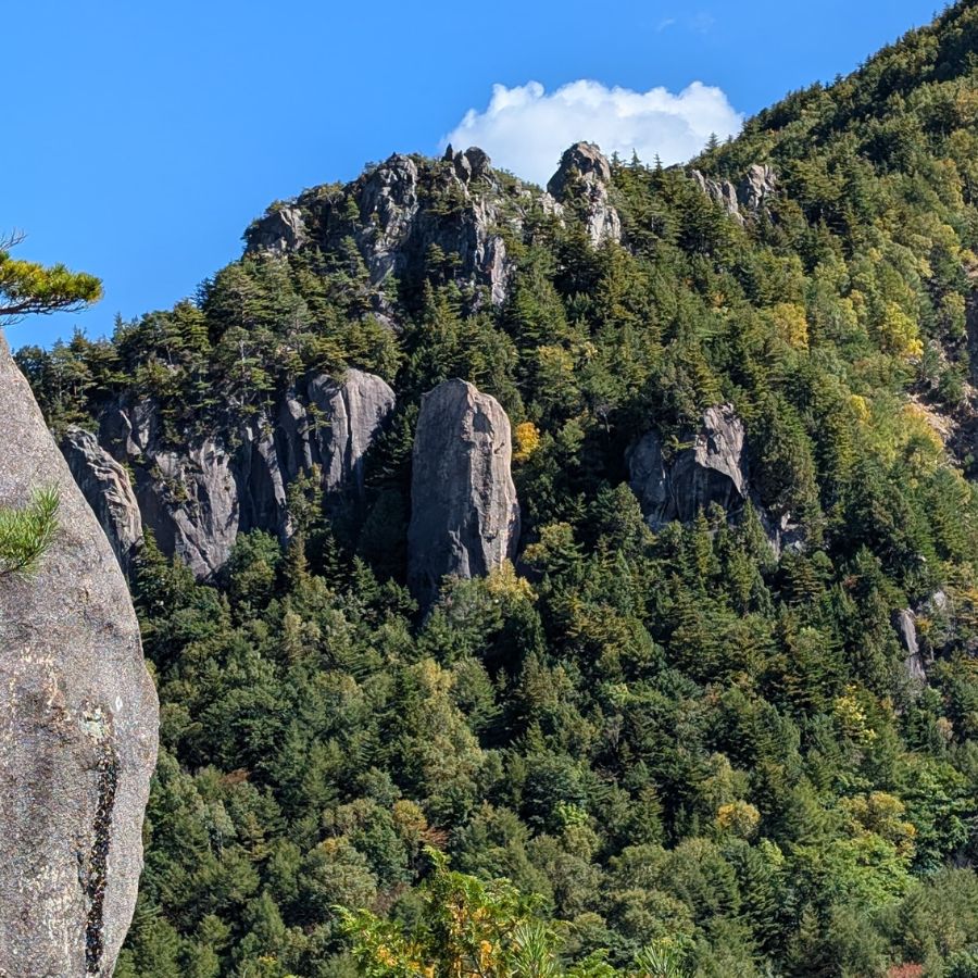 Autumn mountain views from Gamma Slabs Ogawayama