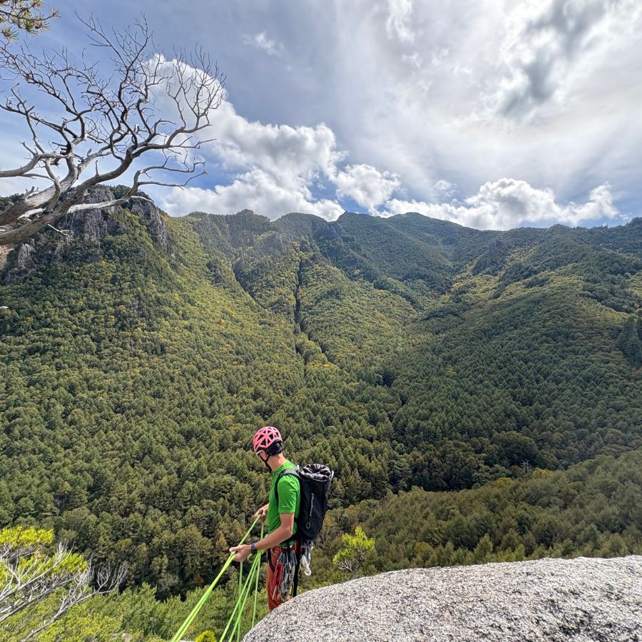 Halfway up Gamma Slabs in Ogawayama