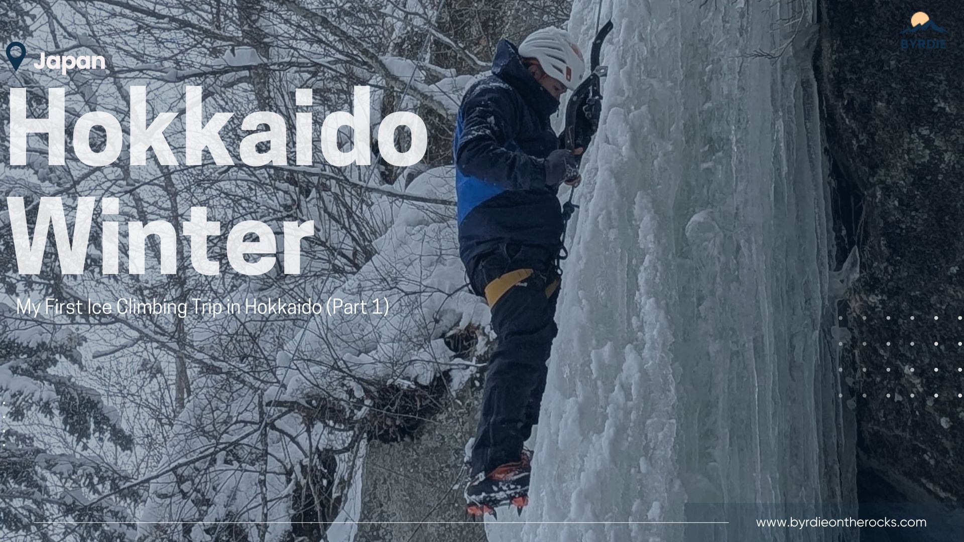 ByrdieOnTheRocks climbing in Ogawayama, Japan