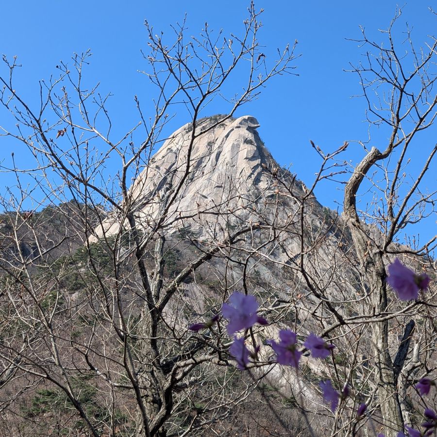 Peak of Insubong in Bukhansan National Park, South Korea