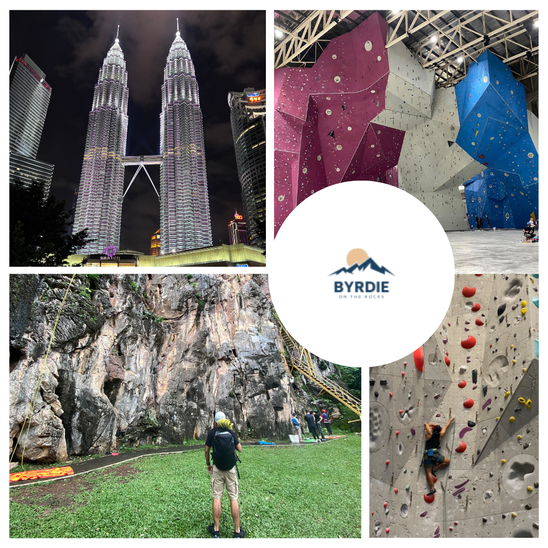 ByrdieOnTheRocks first oversea climbing trip in KL,