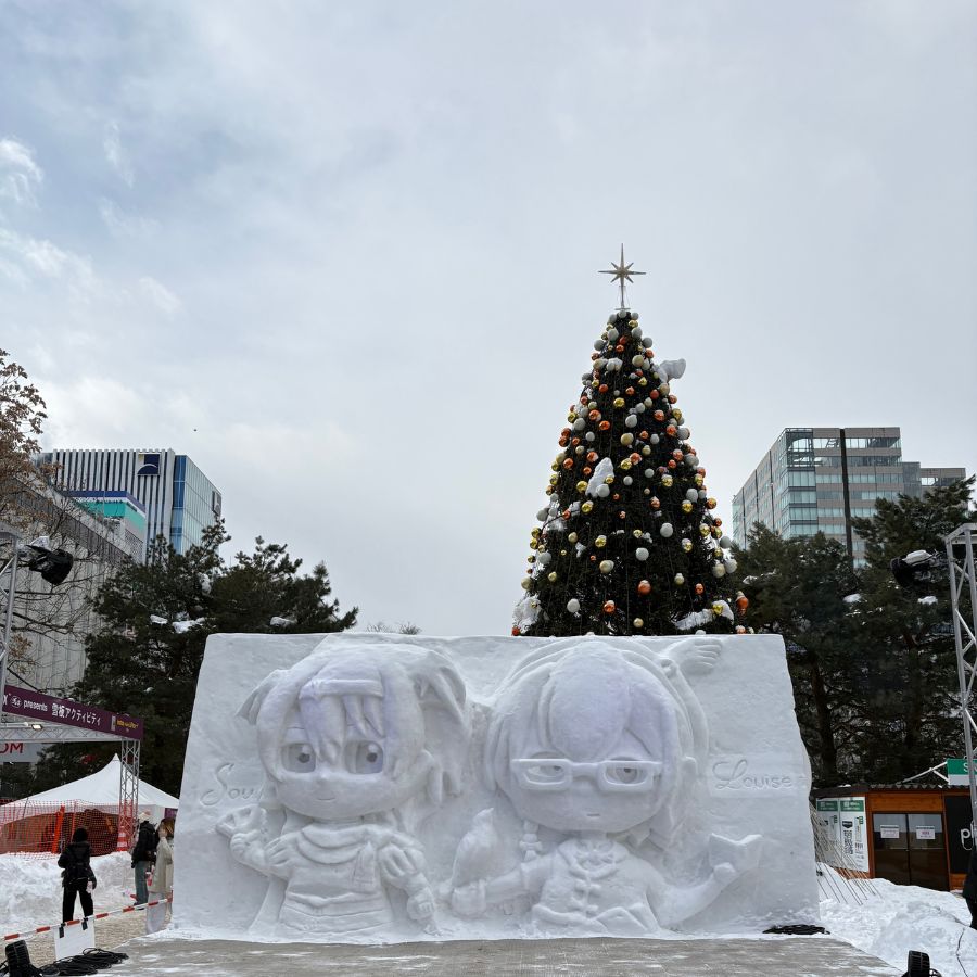snow exhibition Odori Park