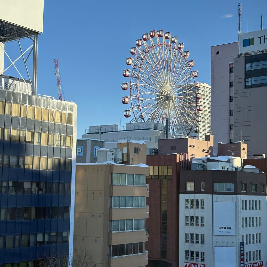Sapporo winter morning Hokkaido