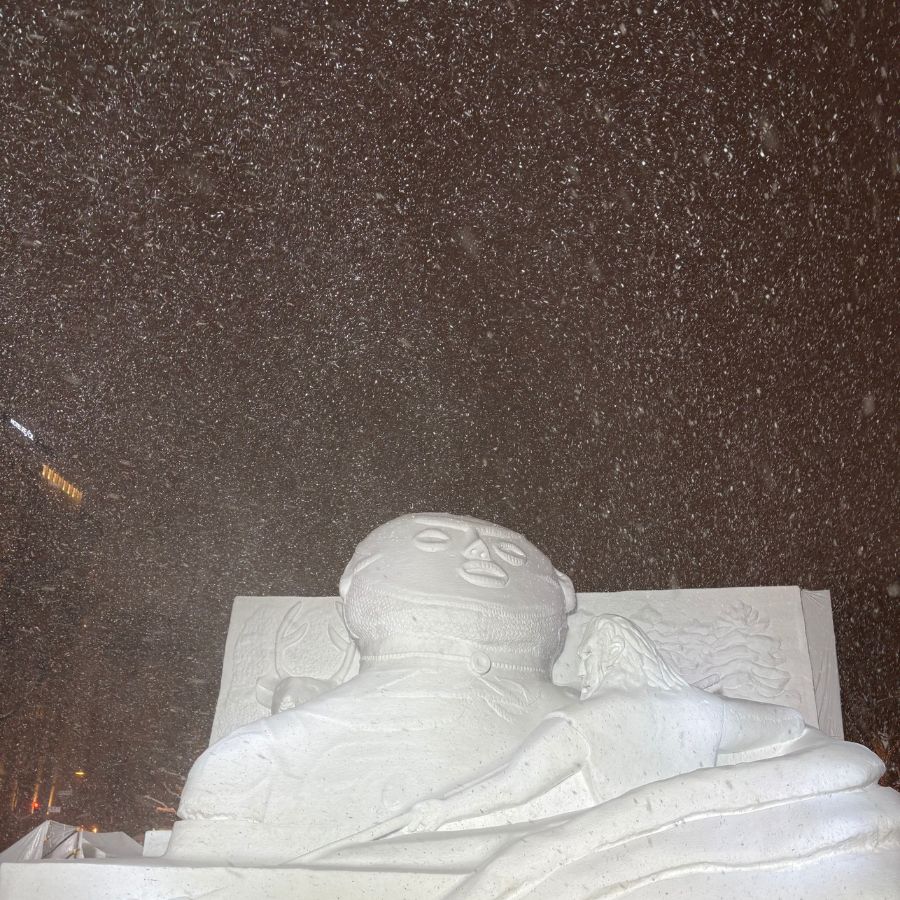 Sapporo snow festival sculpture