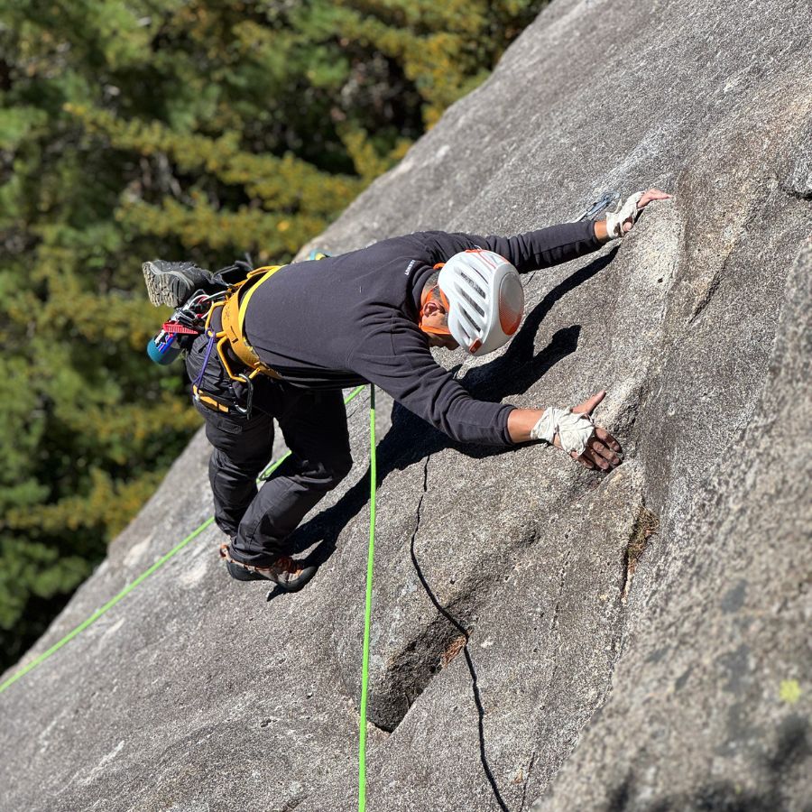 Jug hold on Selection route Ogawayama