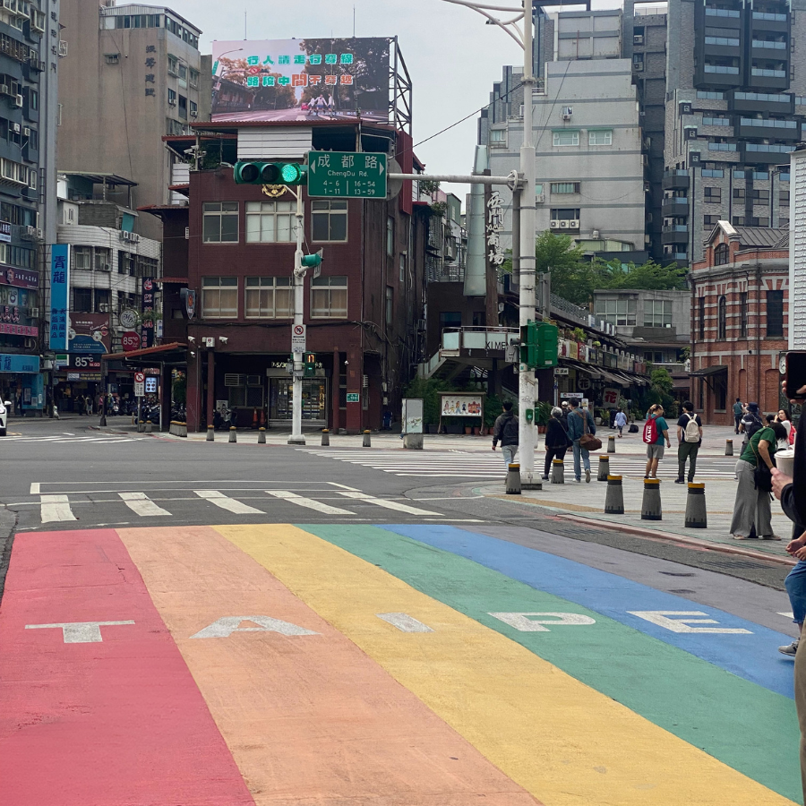 Rainbow Six street art mural in Ximending, Taipei