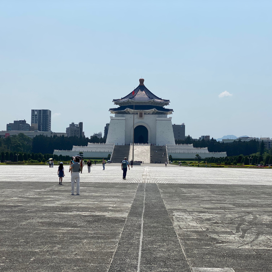 Chiang Kai-shek Memorial Hall and liberty square archway