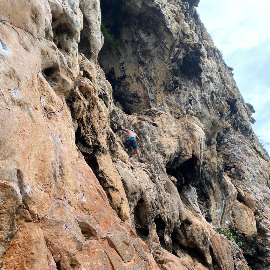 Almost reaching the top