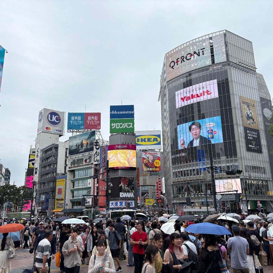 Street view in Tokyo, Japan
